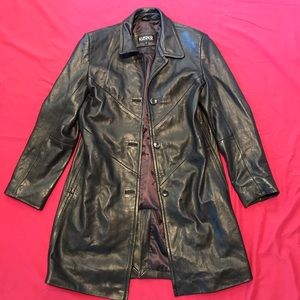 Kasper medium leather jacket